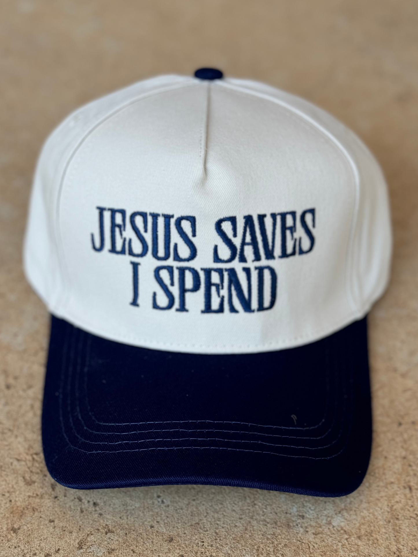 Jesus Saves I Spend Cap