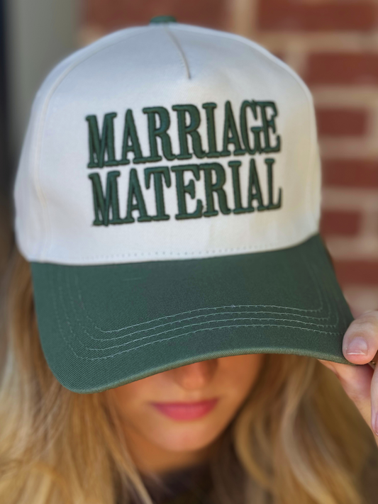 Marriage Material Cap