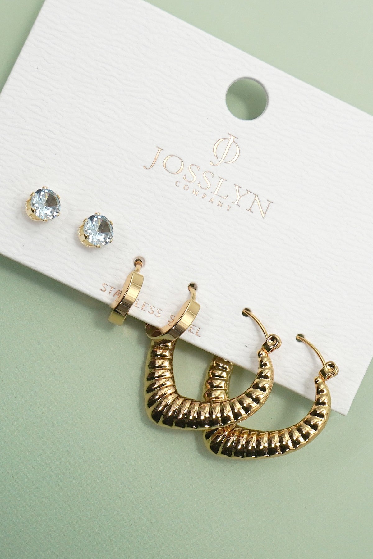 Basic Classic Trio Hoop Earrings
