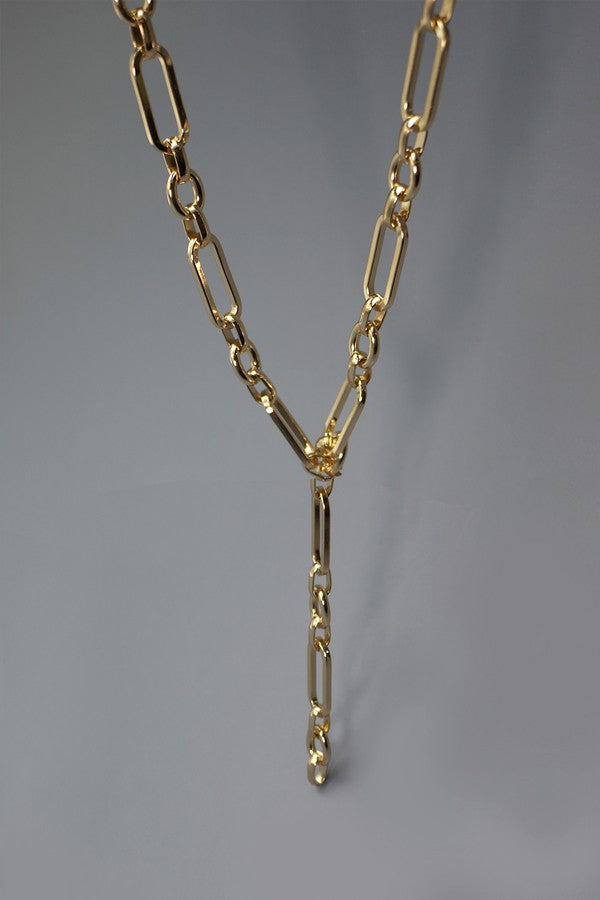Elevated Y Chain Necklace