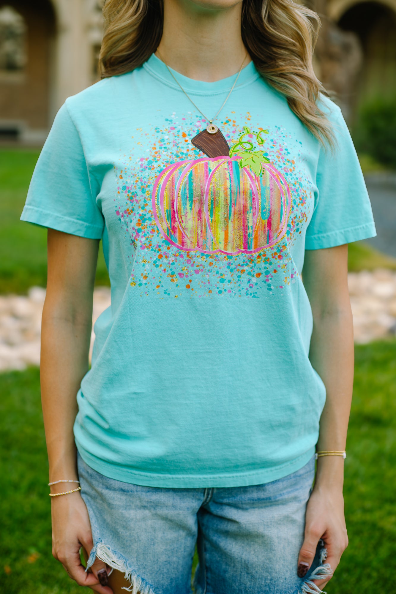 Splatter Pumpkin T-Shirt