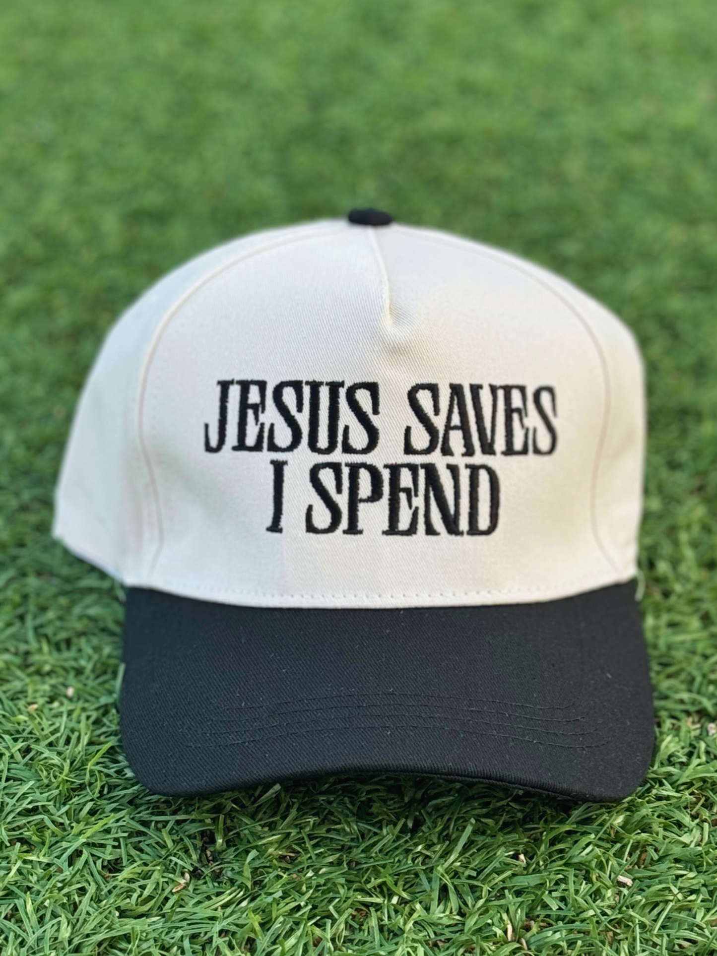 Jesus Saves I Spend Cap