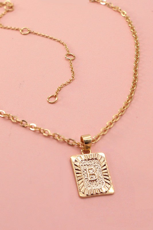 Petite Delicate Initial Pendant Necklace