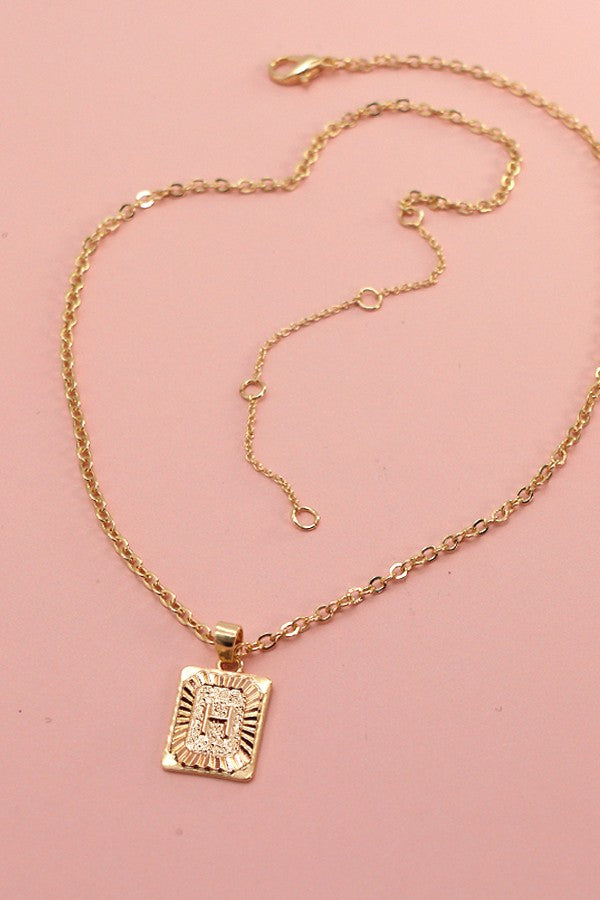 Petite Delicate Initial Pendant Necklace