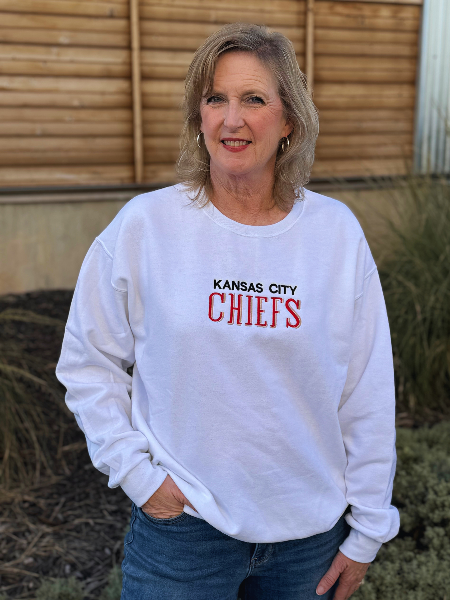 Kansas City Chiefs Embroidered Sweatshirt