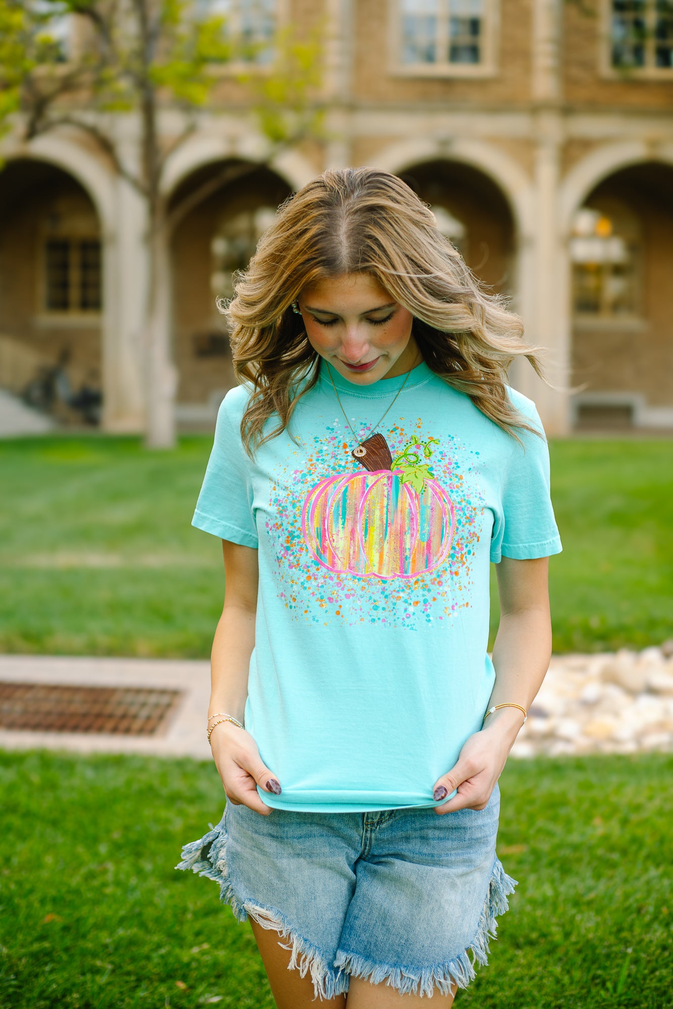 Splatter Pumpkin T-Shirt