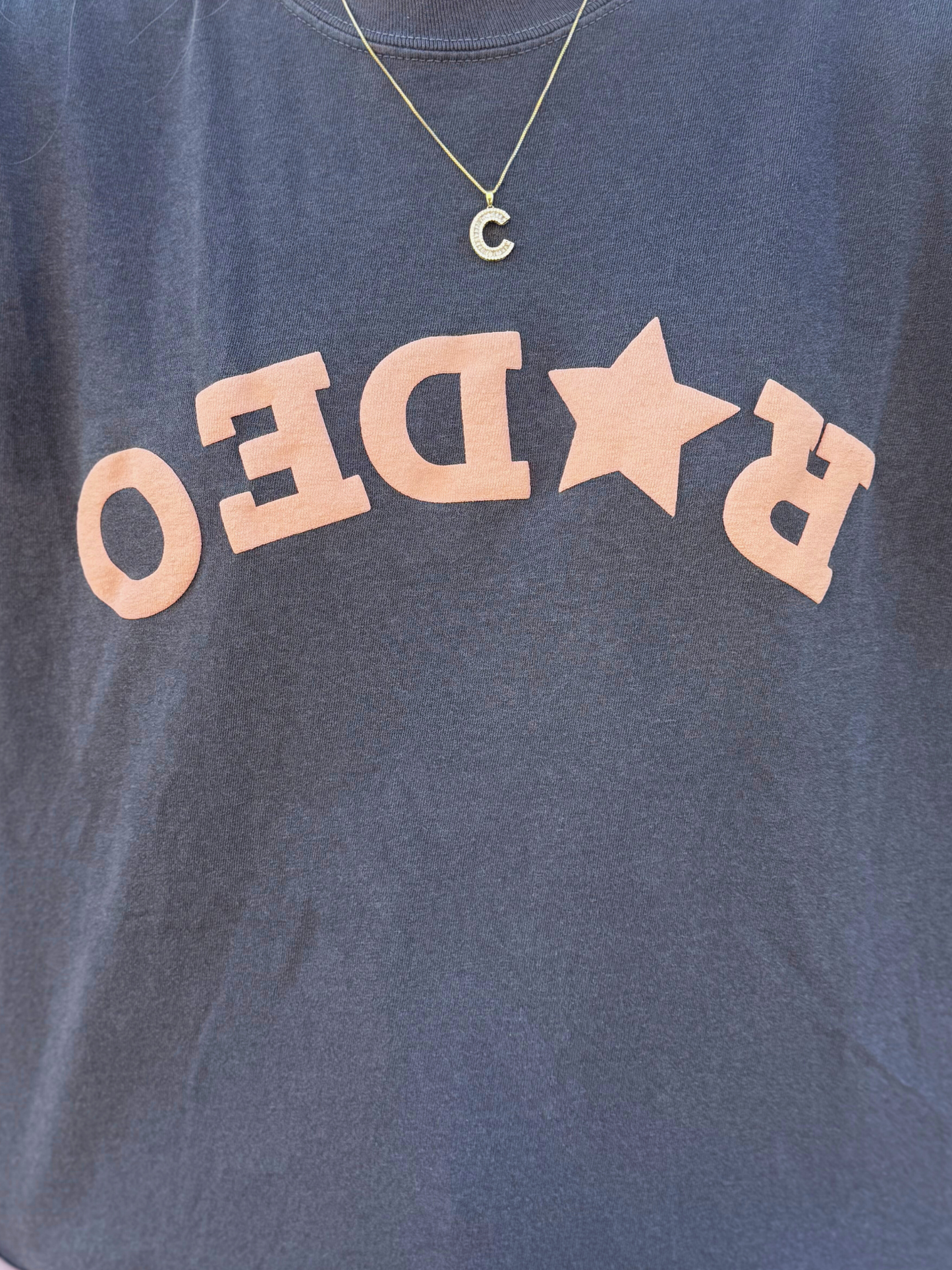 Upside-Down Rodeo Puff T-Shirt