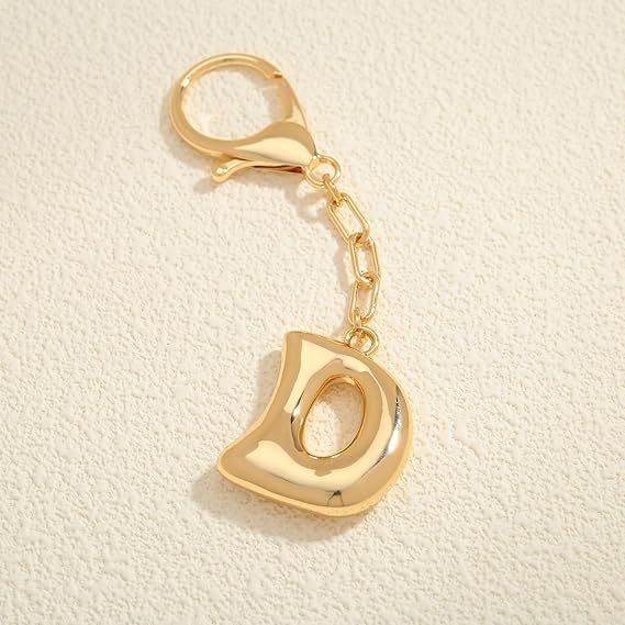 Bubble Letter Monogram Charm