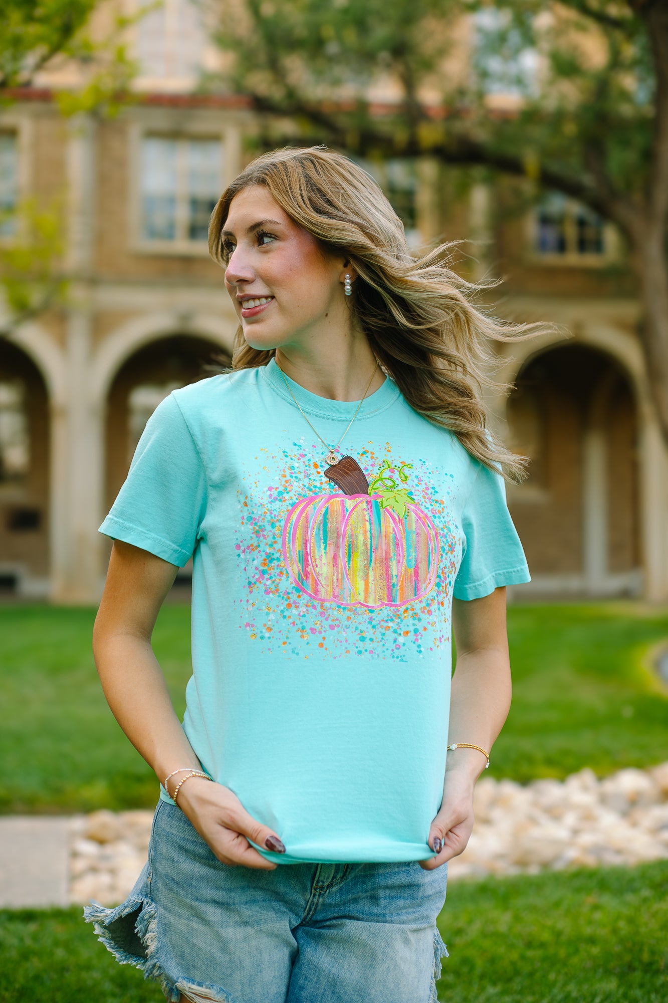 Splatter Pumpkin T-Shirt