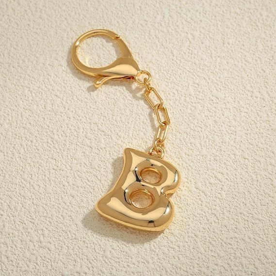 Bubble Letter Monogram Charm