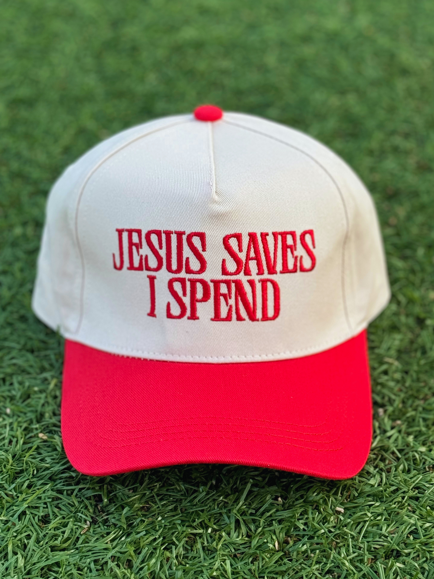 Jesus Saves I Spend Cap