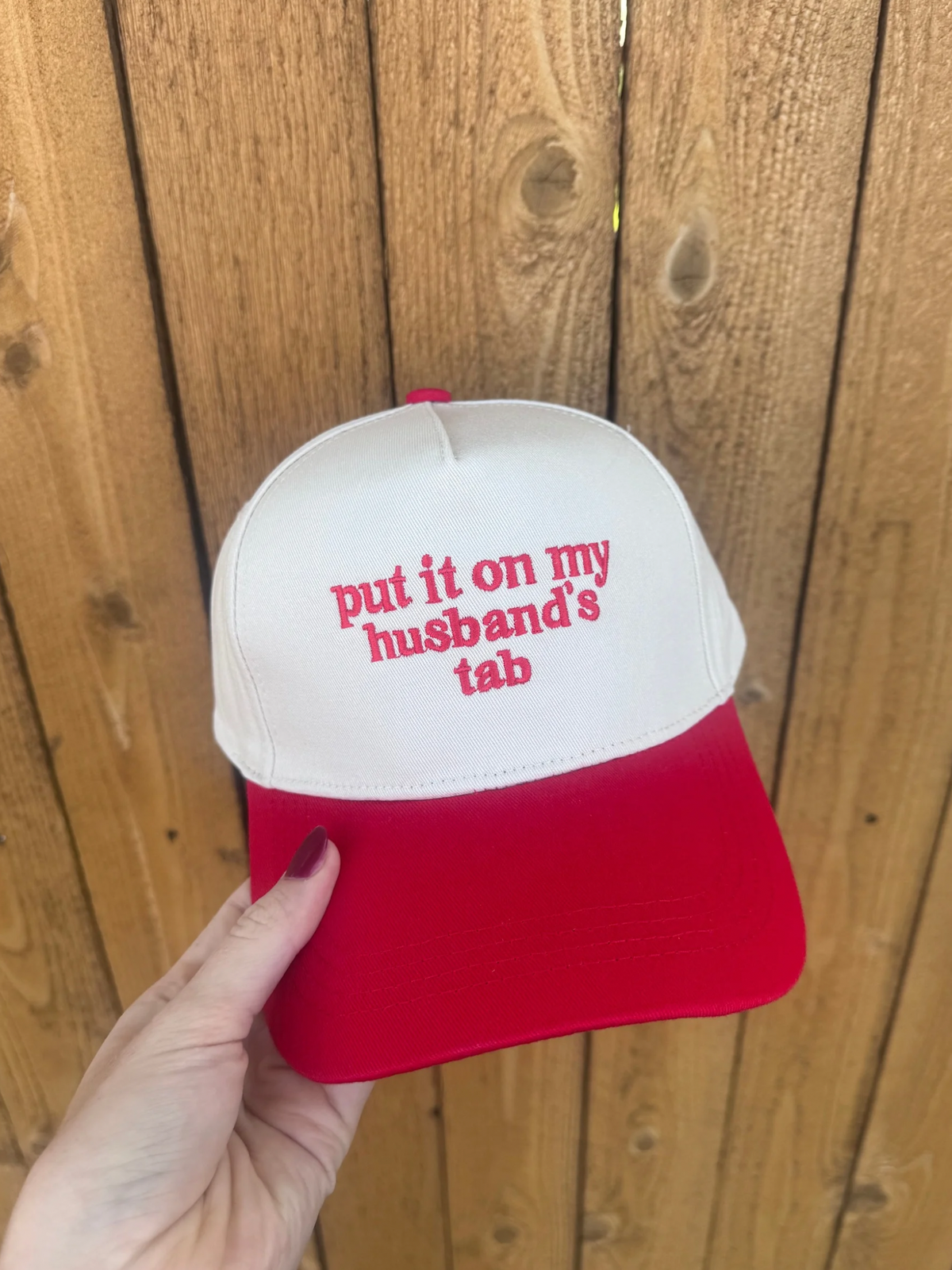 Put It On My Husband's Tab Cap