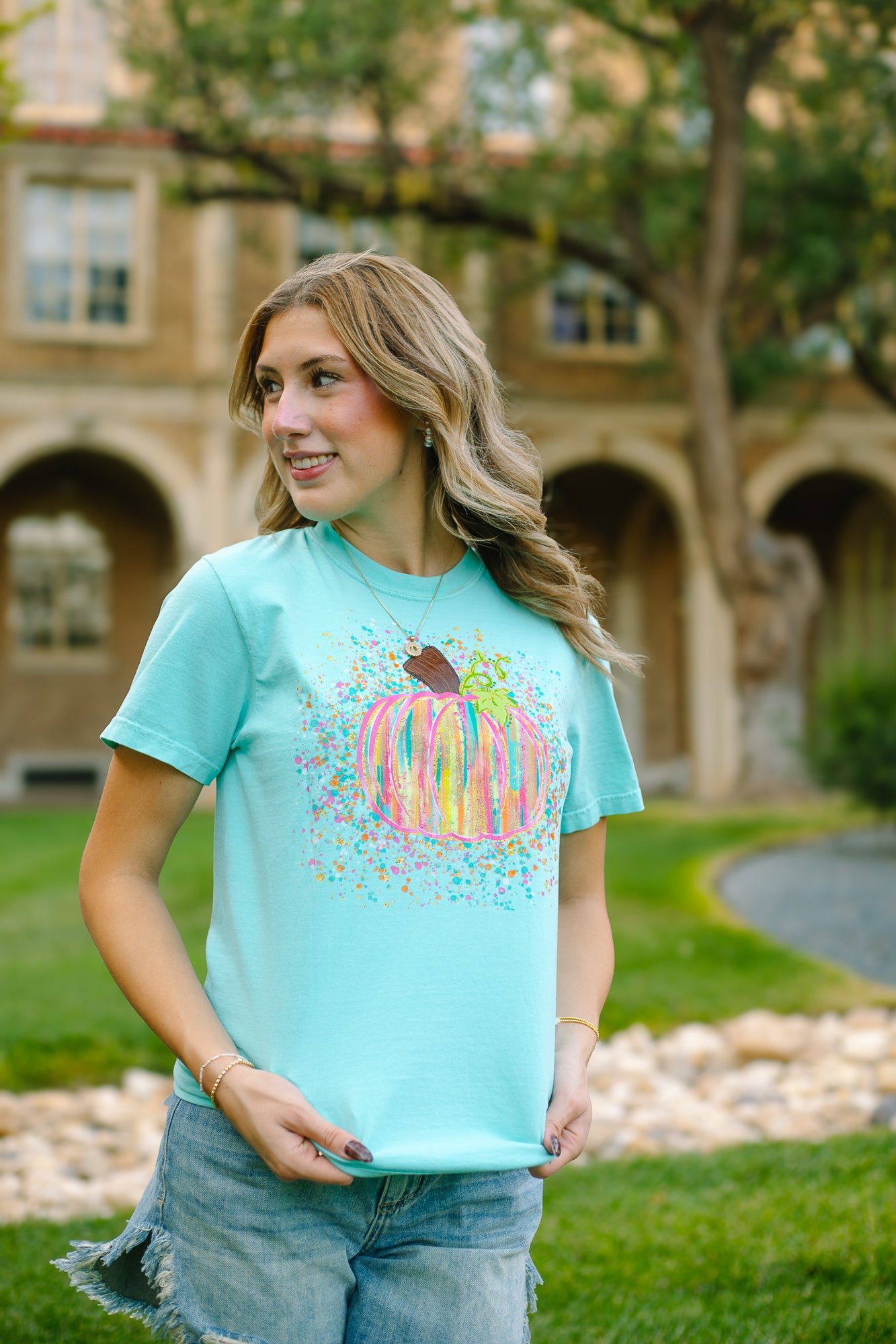 Splatter Pumpkin T-Shirt