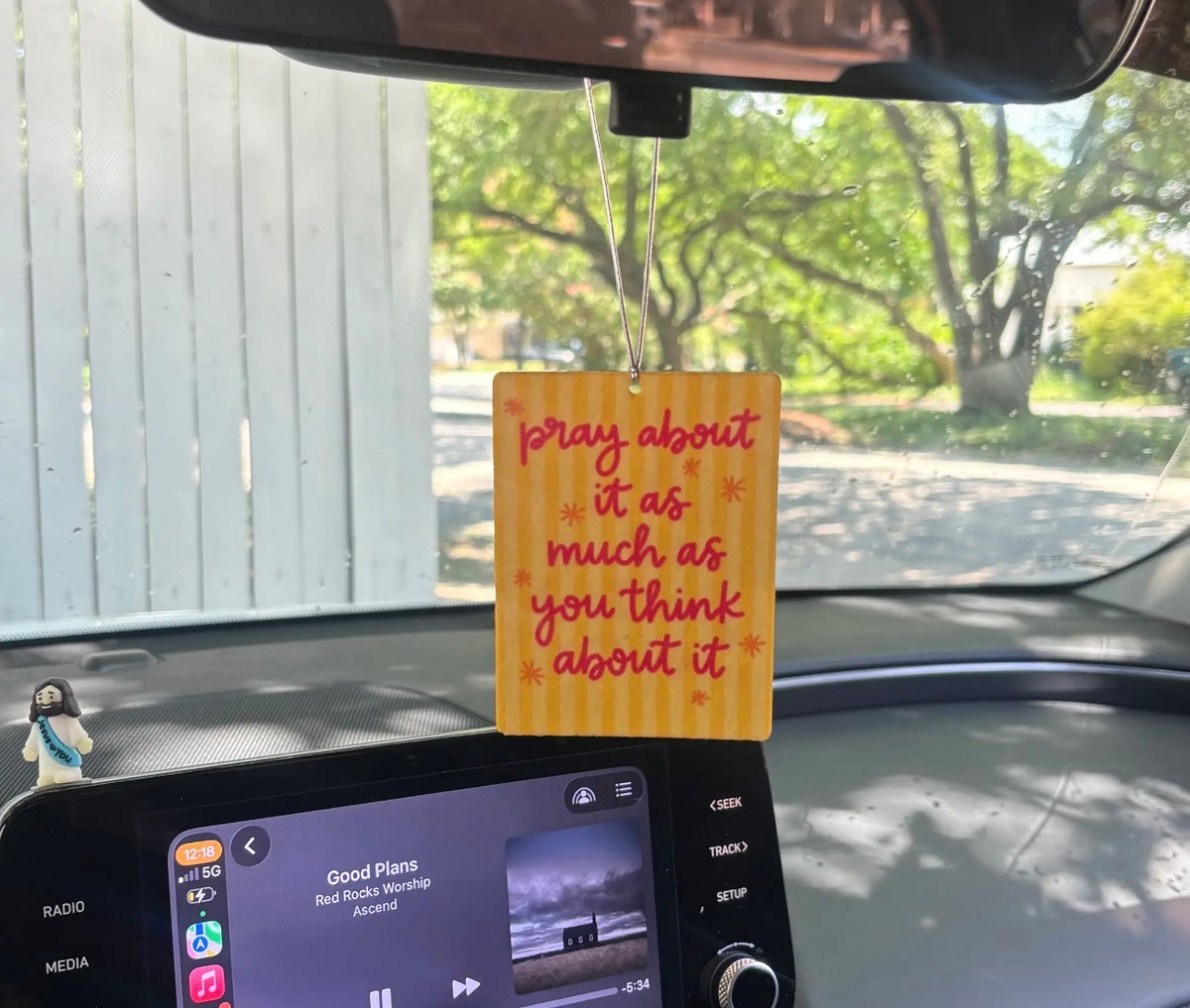 Pray About It Car Air Freshener