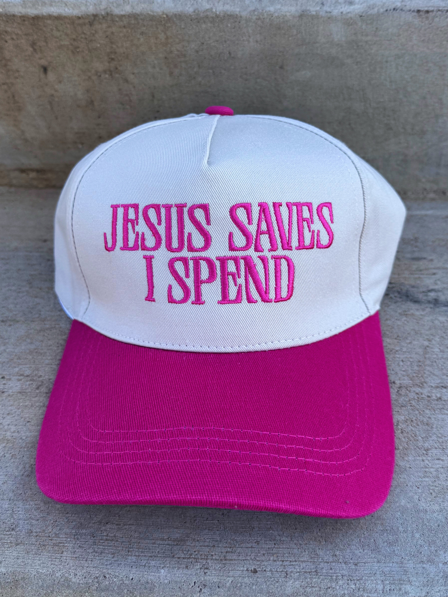 Jesus Saves I Spend Cap