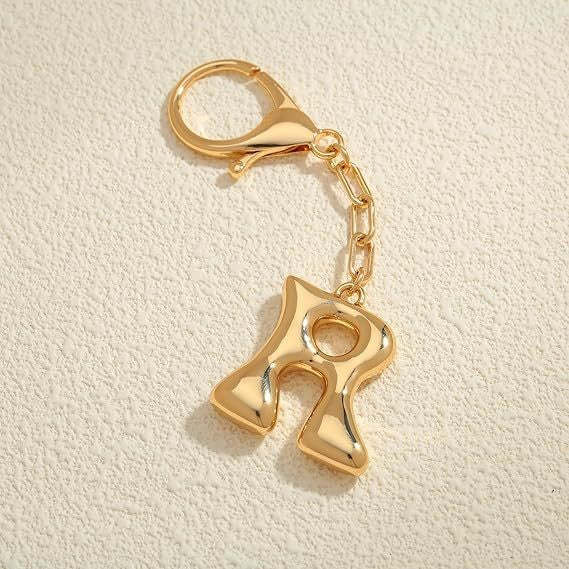 Bubble Letter Monogram Charm