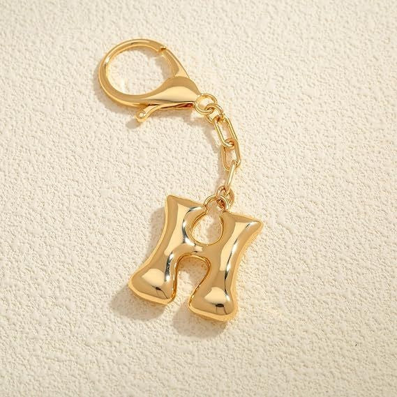 Bubble Letter Monogram Charm