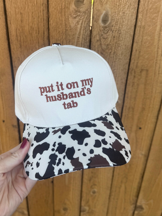 Put It On My Husband's Tab Cap