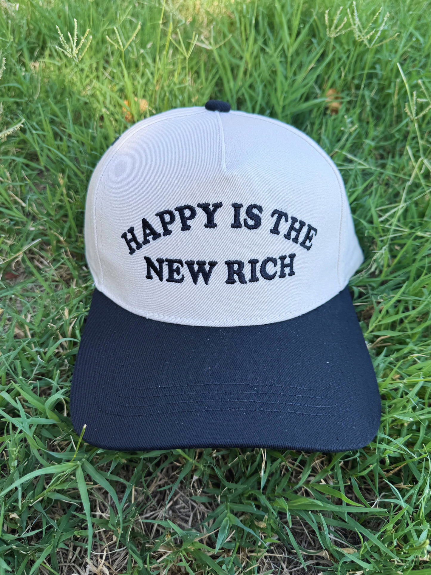 Happy Is The New Rich Cap