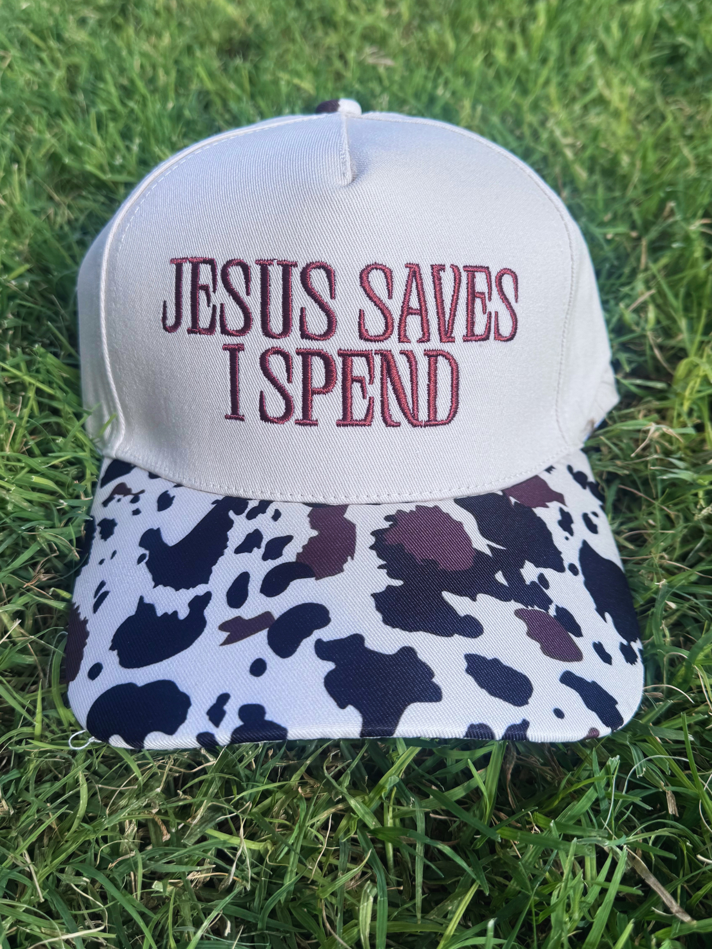 Jesus Saves I Spend Cap