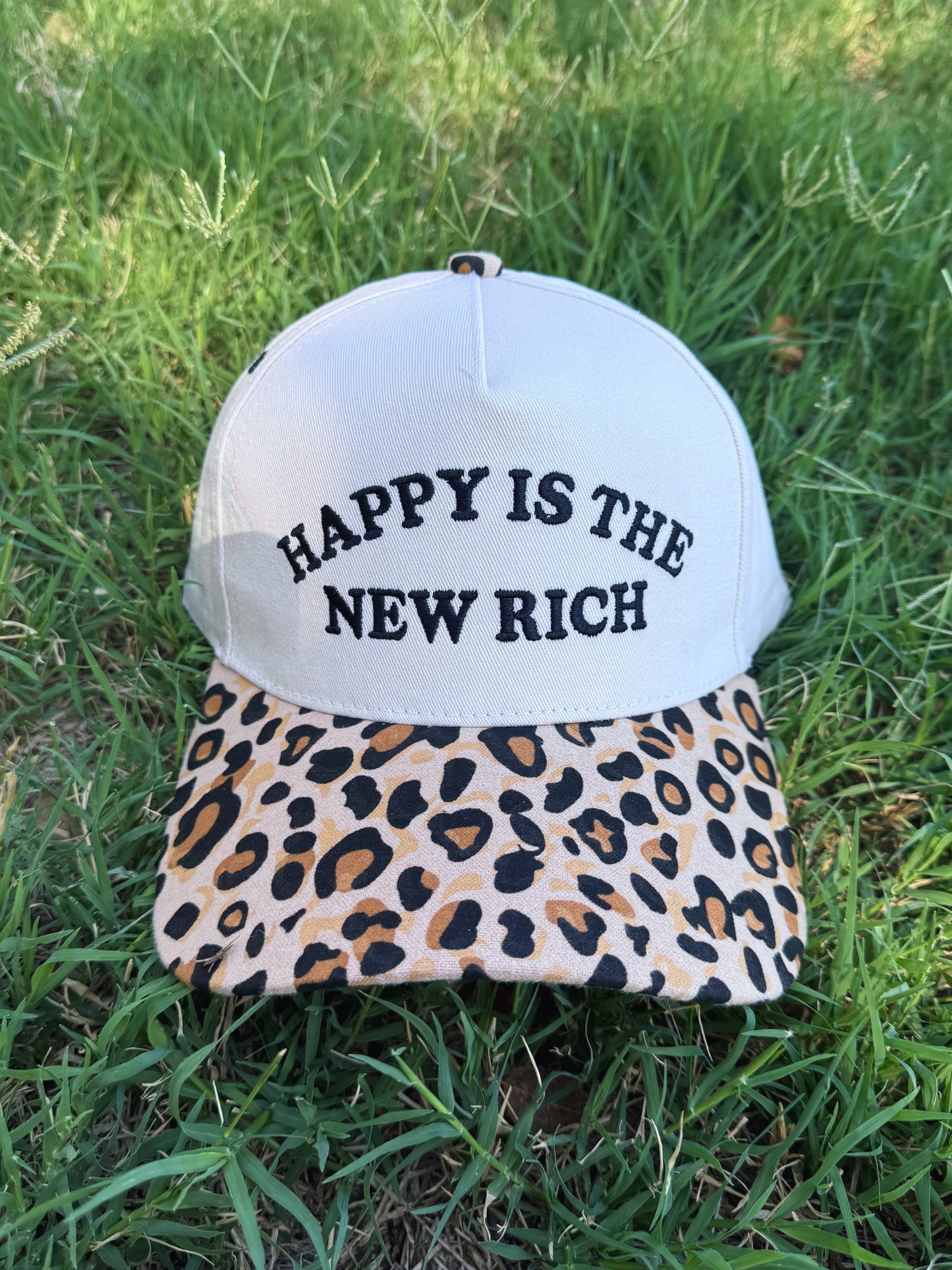 Happy Is The New Rich Cap
