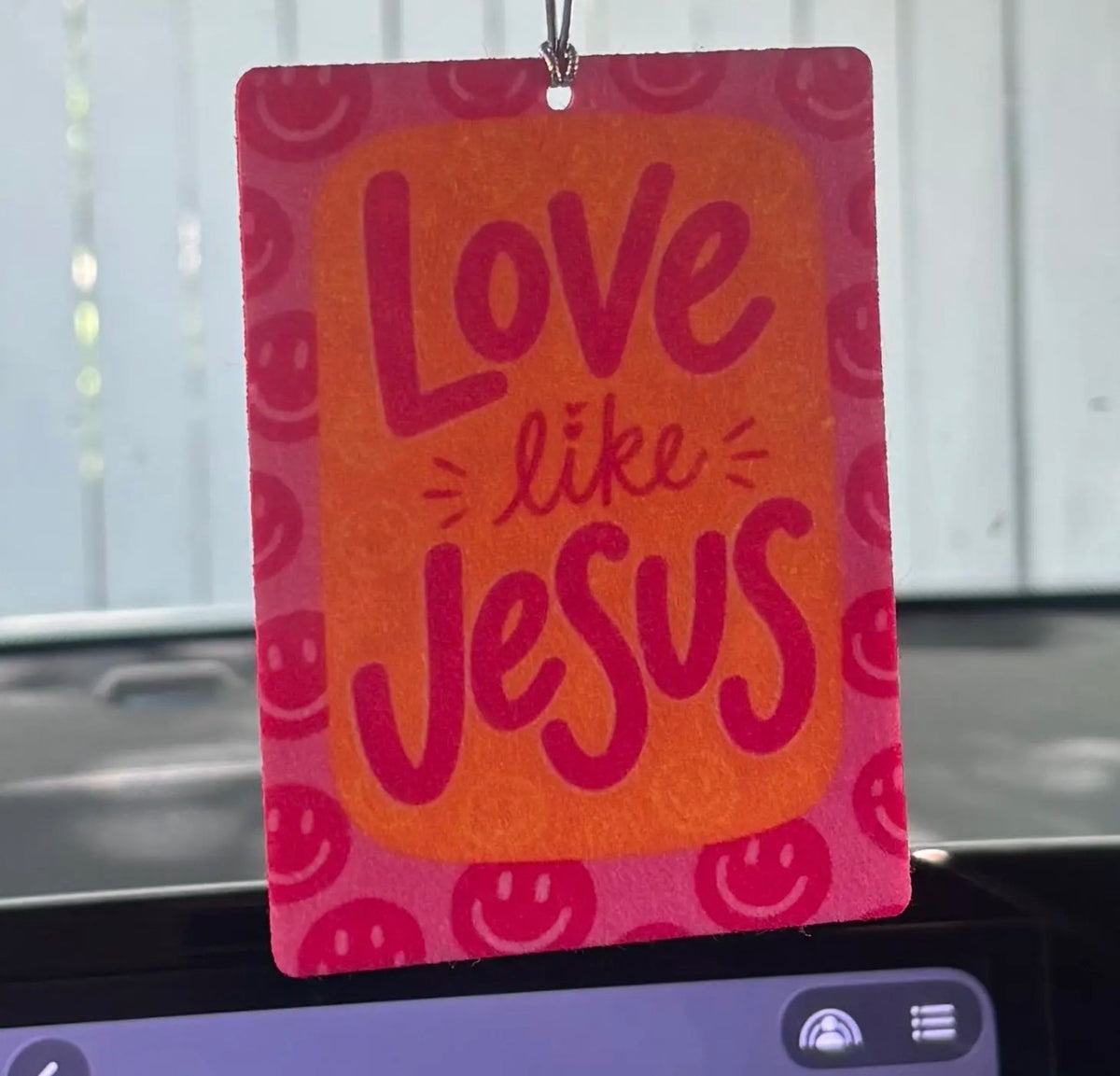 Love Like Jesus Car Air Freshner