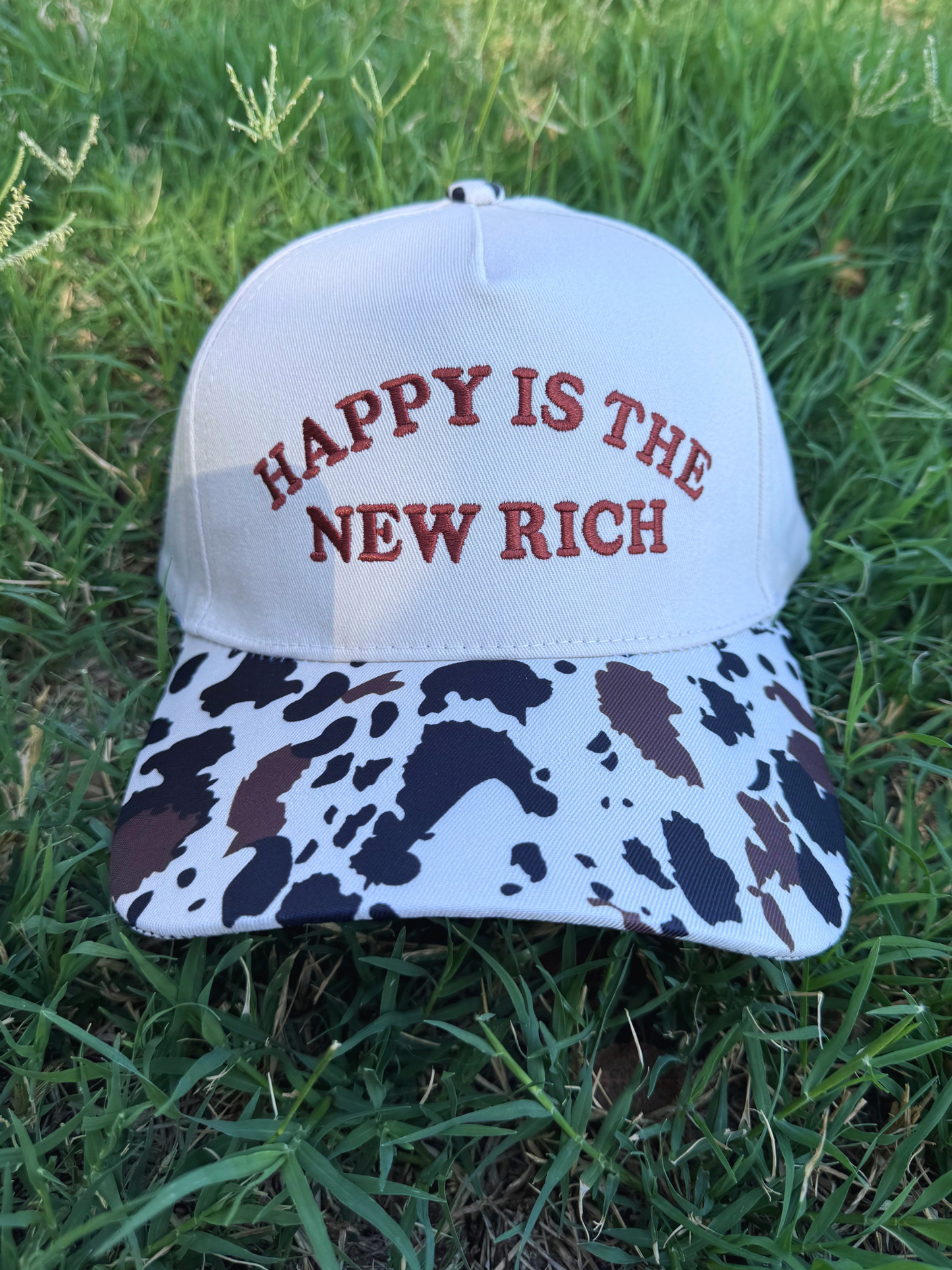 Happy Is The New Rich Cap