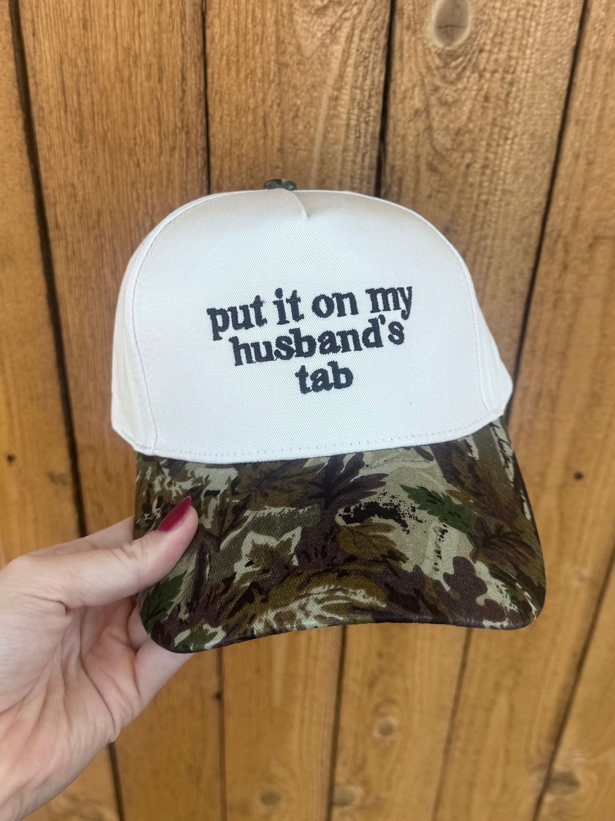 Put It On My Husband's Tab Cap