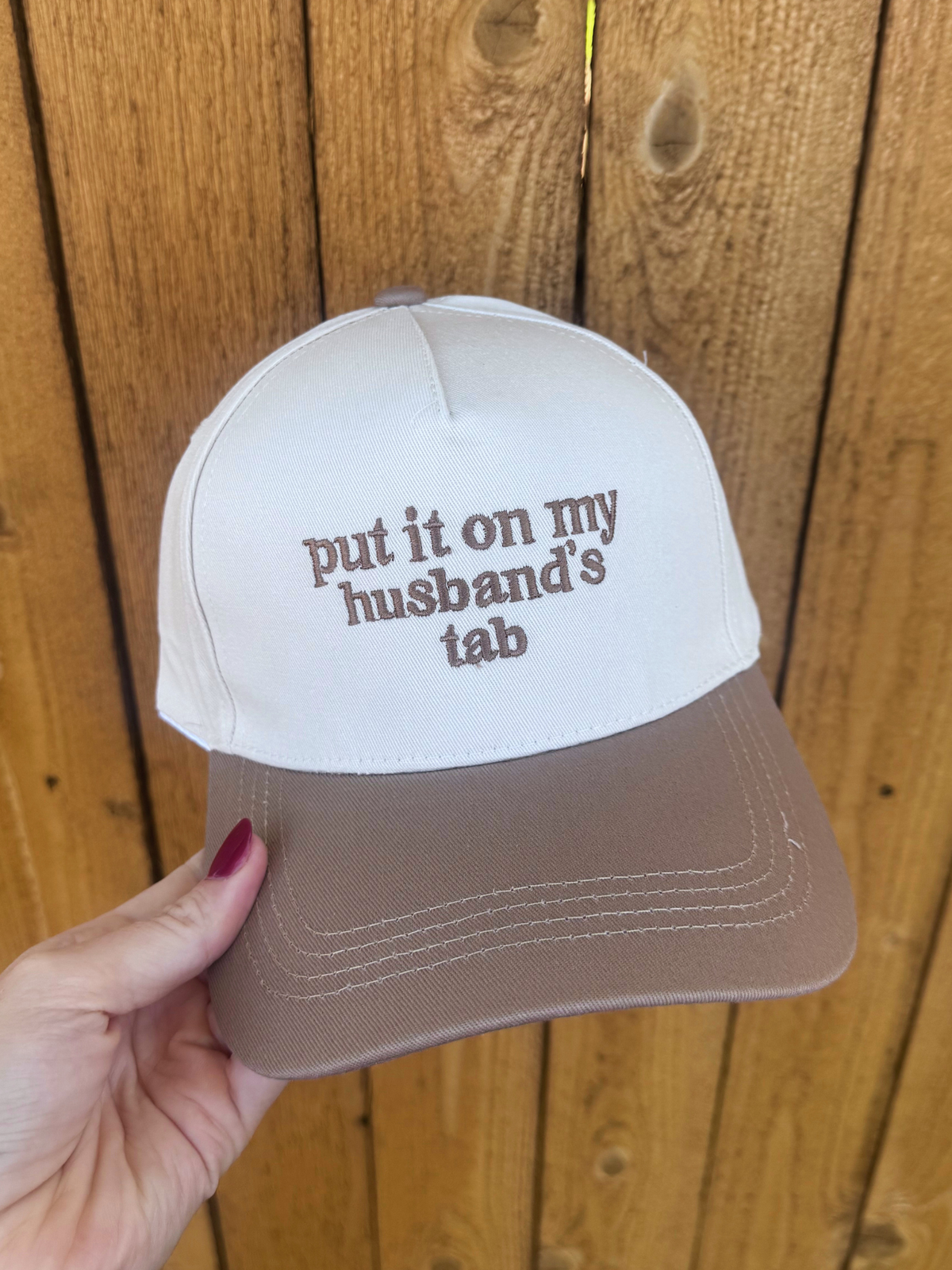 Put It On My Husband's Tab Cap
