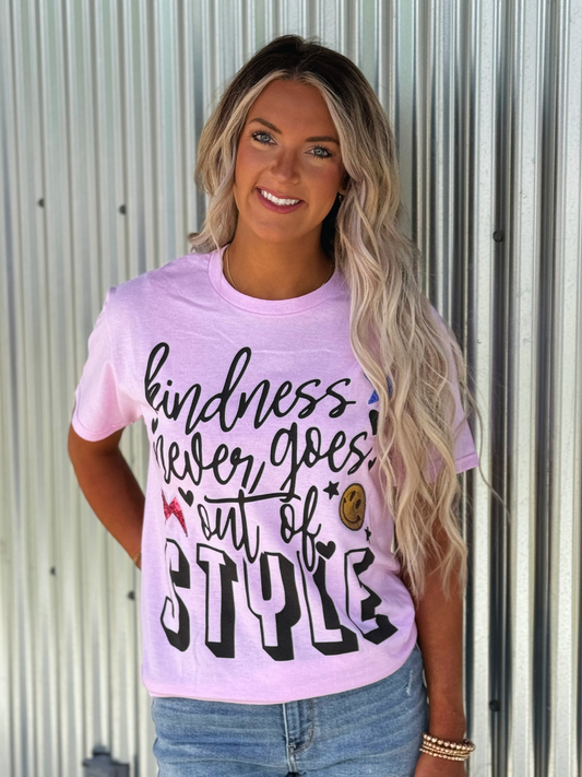 Kindness Never Goes Out of Style Sequin T-Shirt