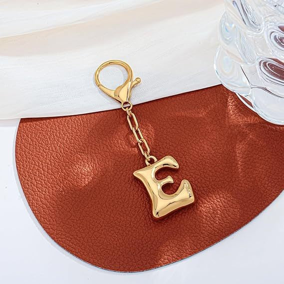 Bubble Letter Monogram Charm
