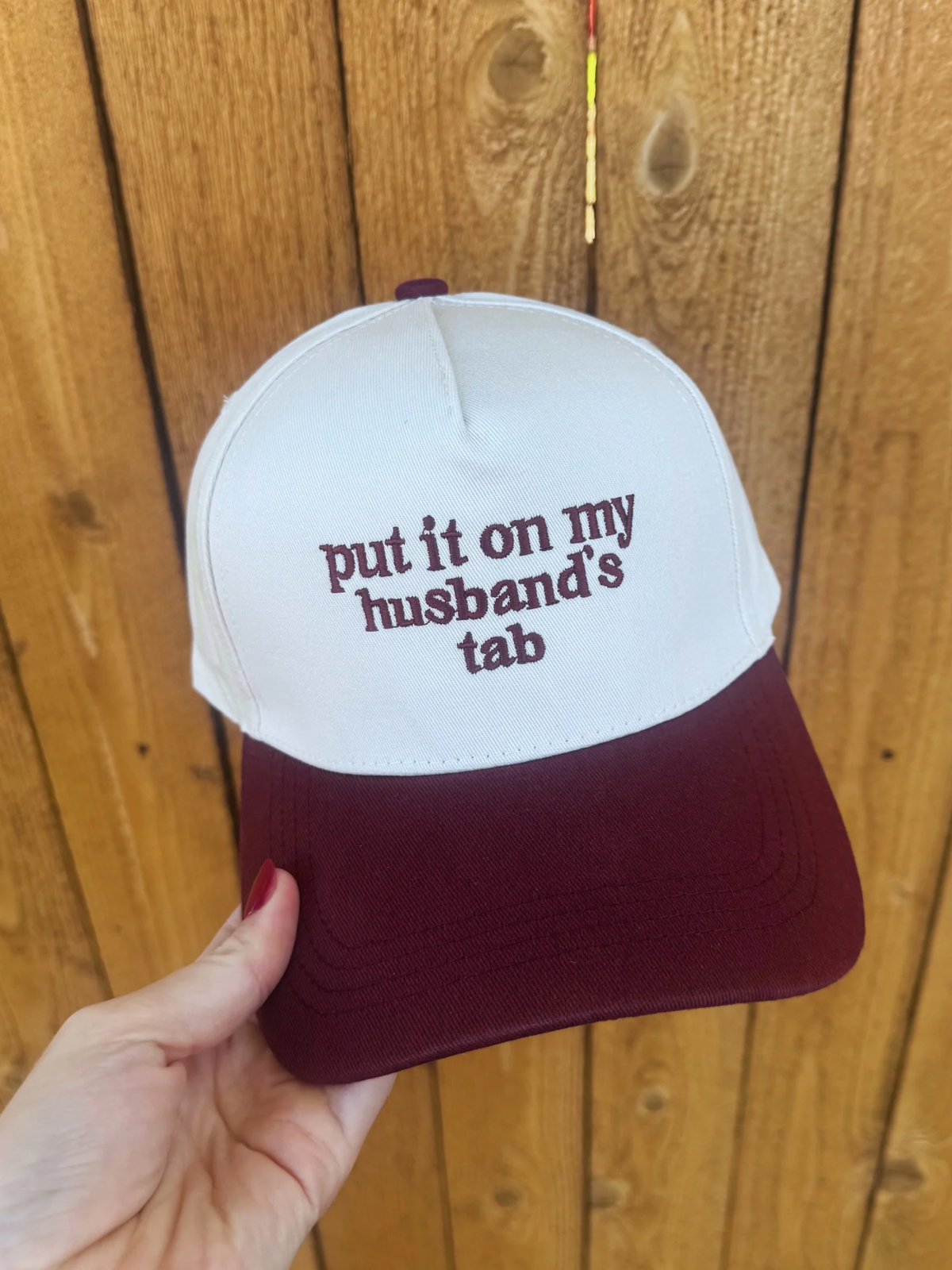 Put It On My Husband's Tab Cap