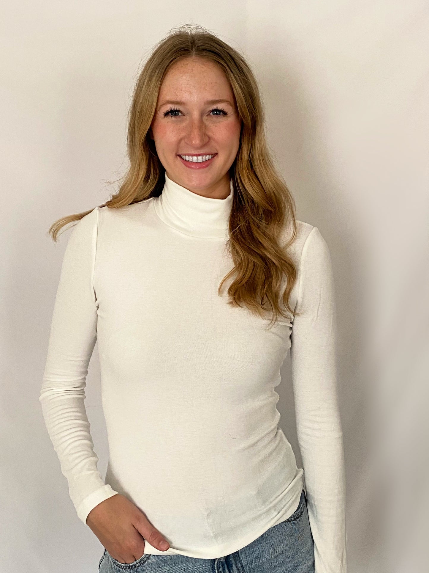 Turtle Neck Long Sleeve Top