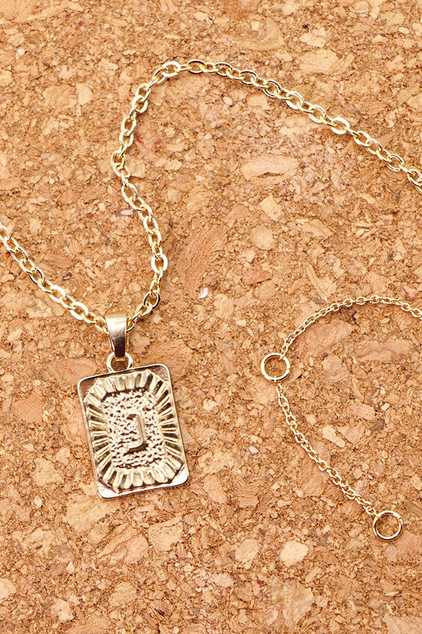 Petite Delicate Initial Pendant Necklace